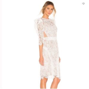 COPY - Bronx and Banco REVOLVE sz 1 Medeleine white lace dress NWOT 💕